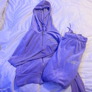 silky velvet tracksuit. so comfortable and soft